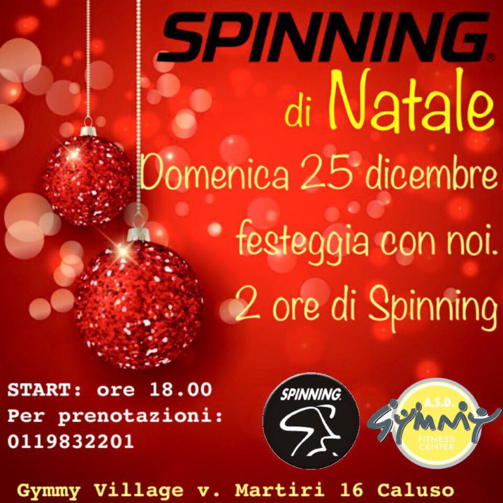 25 Dicembre Natale.Spinning Di Natale Gymmy Village